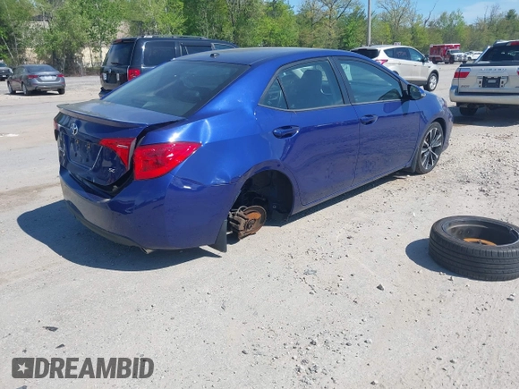 2017 Toyota Corolla L with VIN 2T1BURHE7HC859699, listed as a IAAI auction lot 42186038 with 91,444 mi miles and . Bid and sale history available at DreamBid. Image 4.
