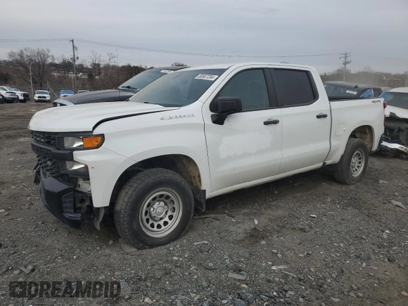 2021 Chevrolet Silverado 1500 Work Truck with VIN 1GCPYAEH8MZ211105, listed as a Copart auction lot 80907284 with 67,016 mi miles and Salvage Title. Bid and sale history available at DreamBid. Image 1.