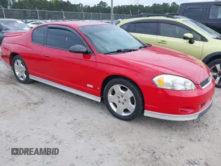 2006 Chevrolet Monte Carlo SS z VIN 2G1WL15C269360405, wystawiony jako IAAI lot #42208425 z przebiegiem 121 583 mil mil oraz . Historia ofert i sprzedaży dostępna na DreamBid. Obrazek 1.