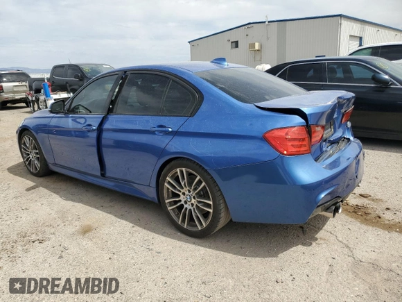2013 BMW 3 Series 335i with VIN WBA3A9C54DF077900, listed as a Copart auction lot 50425385 with 86,621 mi miles and Salvage Title. Bid and sale history available at carsss.com. Image 2.