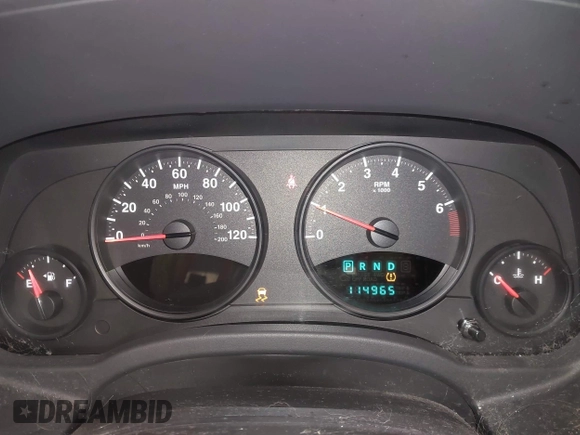 2012 Jeep Compass Latitude with VIN 1C4NJDEB8CD588277, listed as a IAAI auction lot 41511408 with 114,965 mi miles. Bid and sale history available at carsss.com. Image 7.