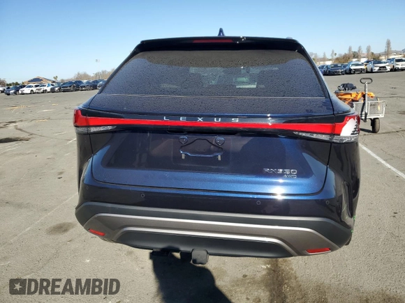 2024 Lexus RX with VIN 2T2BAMCA6RC070070, listed as a Copart auction lot 42631725 with 7,714 mi miles and Salvage Title. Bid and sale history available at carsss.com. Image 6.