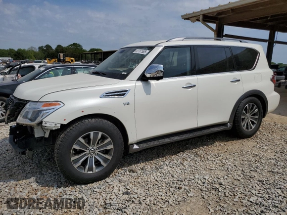 2019 Nissan Armada SL with VIN JN8AY2ND2KX008457, listed as a Copart auction lot 53707565 with 115,497 mi miles and Clean Title. Bid and sale history available at carsss.com. Image 1.