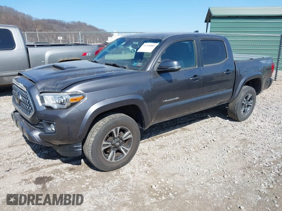 2018 Toyota Tacoma SR with VIN 5TFCZ5AN9JX123749, listed as a IAAI auction lot 41768884 with 42,852 mi miles and . Bid and sale history available at DreamBid. Image 17.