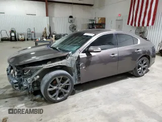 2013 Nissan Maxima S with VIN 1N4AA5AP6DC844306, listed as a Copart auction lot 46230015 with 147,406 mi miles and Salvage Title. Bid and sale history available at DreamBid. Image 1.