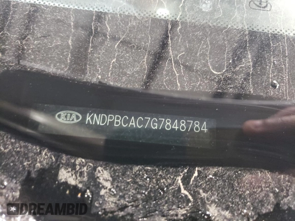 2016 Kia Sportage LX with VIN KNDPBCAC7G7848784, listed as a Copart auction lot 87183724 with 115,396 mi miles and Salvage Title. Bid and sale history available at carsss.com. Image 12.