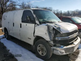 2003 Chevrolet Express Cargo with VIN 1GCGG25V331168496, listed as a Copart auction lot 88327095 with 354,286 mi miles and Salvage Title. Bid and sale history available at DreamBid. Image 4.