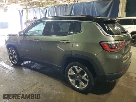 2018 Jeep Compass Limited with VIN 3C4NJDCB8JT418740, listed as a Copart auction lot 52422155 with 184,940 mi miles and Clean Title. Bid and sale history available at DreamBid. Image 2.