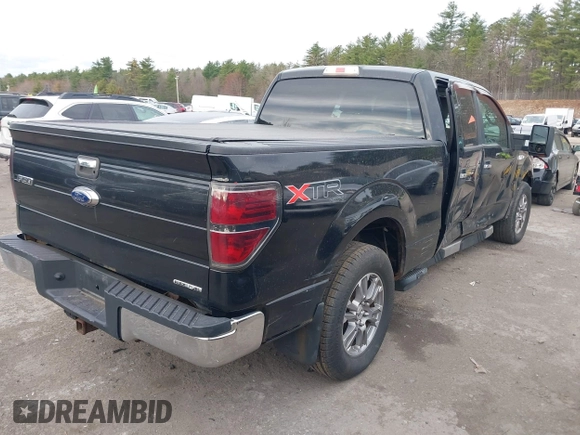 2010 Ford F-150 XL with VIN 1FTFW1EV9AFA80013, listed as a IAAI auction lot 42016166 with 157,414 mi miles. Bid and sale history available at carsss.com. Image 4.