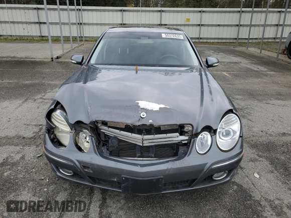 2008 Mercedes-Benz E 350 Luxury with VIN WDBUF56X98B264379, listed as a Copart auction lot 50372635 with 81,598 mi miles and Salvage Title. Bid and sale history available at DreamBid. Image 5.