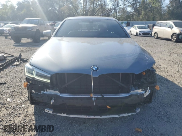 2021 BMW 5 Series 530i with VIN WBA53BH06MWX21033, listed as a Copart auction lot 47253455 with 47,635 mi miles and Salvage title. Bid and sale history available at DreamBid. Image 5.