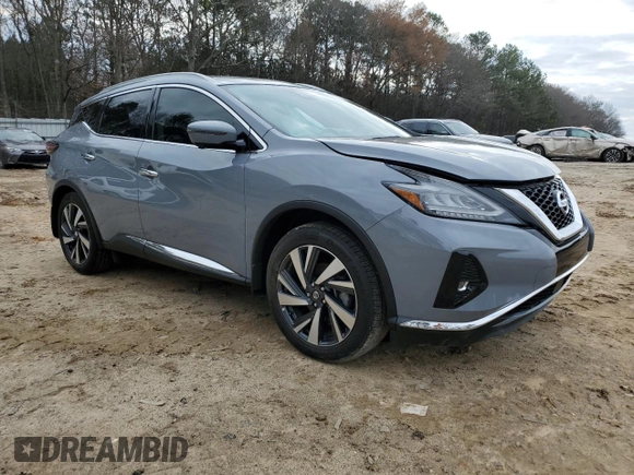 2022 Nissan Murano SL with VIN 5N1AZ2CJ4NC112246, listed as a Copart auction lot 44647395 with 48,790 mi miles and Salvage Title. Bid and sale history available at carsss.com. Image 4.