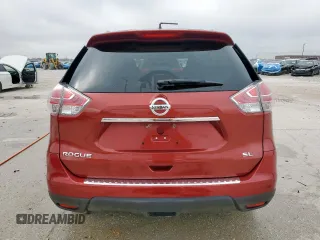 2016 Nissan Rogue SL with VIN 5N1AT2MT9GC821596, listed as a Copart auction lot 54309875 with 48,414 mi miles and Salvage Title. Bid and sale history available at DreamBid. Image 6.