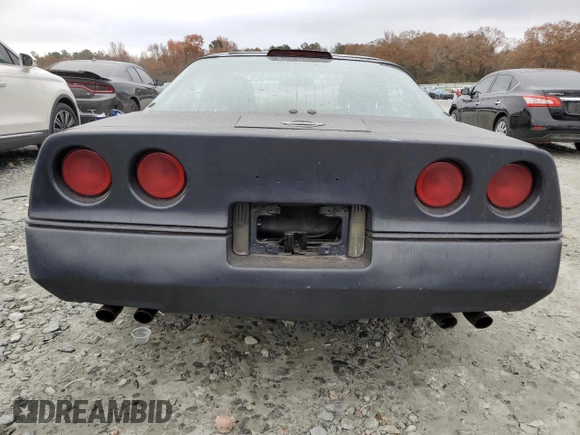 1986 Chevrolet Corvette with VIN 1G1YY0782G5120329, listed as a Copart auction lot 84996684 with 0 mi miles and Clean Title. Bid and sale history available at carsss.com. Image 6.