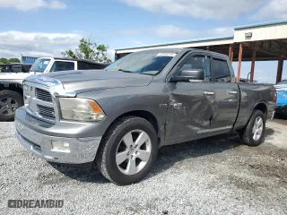 2010 Dodge Ram 1500 SLT with VIN 1D7RB1GT3AS247452, listed as a Copart auction lot 52420715 with 73,310 mi miles and Salvage Title. Bid and sale history available at carsss.com. Image 1.