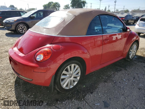 2008 Volkswagen Beetle SE with VIN 3VWRF31YX8M409057, listed as a Copart auction lot 64021115 with 137,841 mi miles and Salvage title. Bid and sale history available at DreamBid. Image 3.