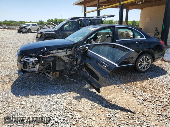 2016 Mercedes-Benz C 300 Luxury with VIN 55SWF4KB2GU112226, listed as a Copart auction lot 53394035 with 76,478 mi miles and Salvage title. Bid and sale history available at DreamBid. Image 1.