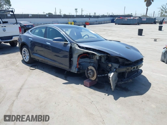 2016 Tesla Model S 90D with VIN 5YJSA1E22GF138236, listed as a IAAI auction lot 42532245 with 72,839 mi miles and . Bid and sale history available at DreamBid. Image 1.