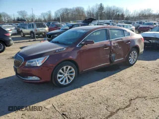 2016 Buick LaCrosse Leather with VIN 1G4GB5G32GF155528, listed as a Copart auction lot 88411375 with 105,979 mi miles and Salvage Title. Bid and sale history available at carsss.com. Image 1.