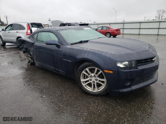 2015 Chevrolet Camaro LS with VIN 2G1FB1E31F9288681, listed as a Copart auction lot 44897415 with 53,637 mi miles and Salvage Title. Bid and sale history available at carsss.com. Image 4.