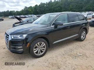 2017 Audi Q7 Premium with VIN WA1AAAF72HD003296, listed as a Copart auction lot 54221325 with 59,627 mi miles and Salvage title. Bid and sale history available at DreamBid. Image 1.