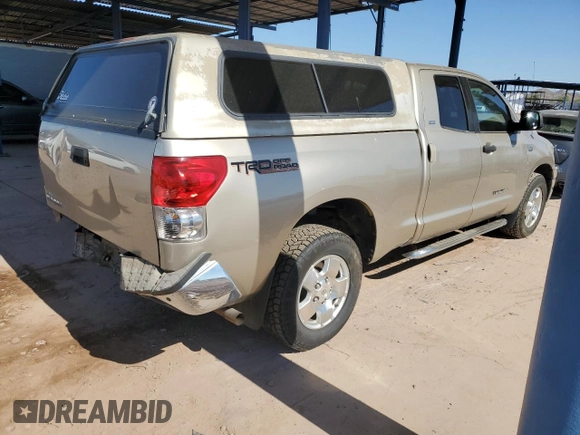2007 Toyota Tundra SR5 with VIN 5TFRT54137X010649, listed as a Copart auction lot 57901625 with 131,378 mi miles and Salvage title. Bid and sale history available at DreamBid. Image 3.