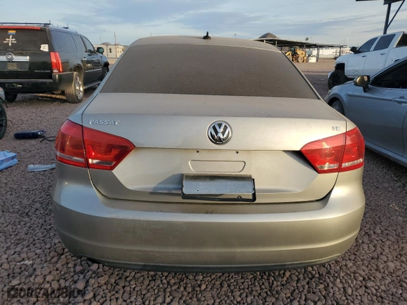 2012 Volkswagen Passat SE with VIN 1VWBH7A38CC092395, listed as a Copart auction lot 87015864 with 176,150 mi miles and Salvage Title. Bid and sale history available at carsss.com. Image 6.