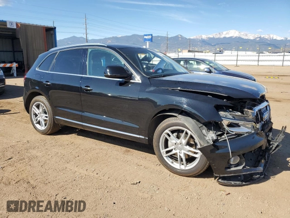2015 Audi Q5 Premium Plus with VIN WA1LFAFP1FA094375, listed as a Copart auction lot 53404925 with 80,730 mi miles and Salvage title. Bid and sale history available at DreamBid. Image 4.