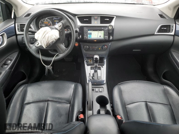 2017 Nissan Sentra SR with VIN 3N1AB7AP4HY221429, listed as a Copart auction lot 47360555 with 42,369 mi miles and Salvage Title. Bid and sale history available at DreamBid. Image 8.
