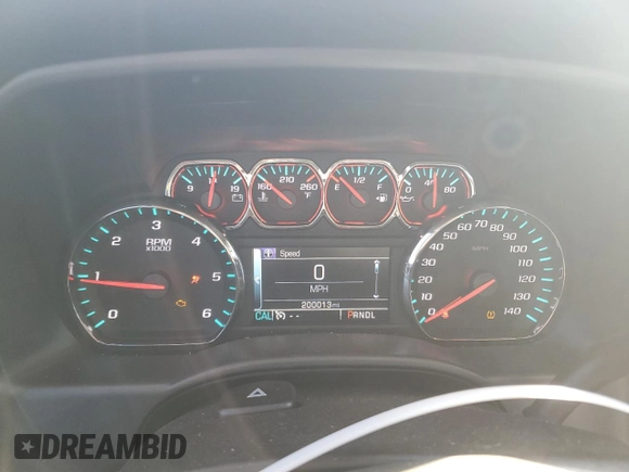 2017 Chevrolet Silverado 1500 LT with VIN 3GCUKREC4HG257348, listed as a Copart auction lot 84798884 with 200,013 mi miles and Salvage Title. Bid and sale history available at DreamBid. Image 9.