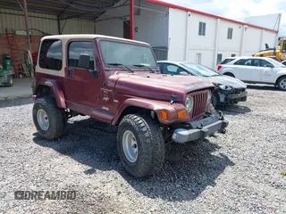 2001 Jeep Wrangler Sahara with VIN 1J4FA59S01P354841, listed as a IAAI auction lot 42160712 with 170,787 mi miles and . Bid and sale history available at DreamBid. Image 1.
