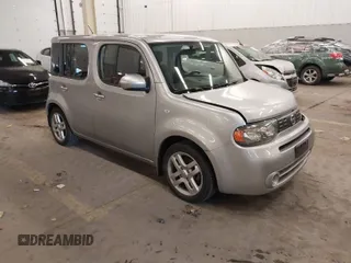 2009 Nissan Cube 1.8 SL with VIN JN8AZ28RX9T121918, listed as a IAAI auction lot 41517261 with 104,332 mi miles. Bid and sale history available at carsss.com. Image 1.