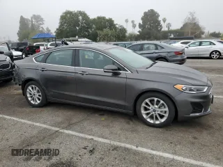 2019 Ford Fusion Hybrid SEL with VIN 3FA6P0MU0KR200534, listed as a Copart auction lot 46747483 with 28,978 mi miles. Bid and sale history available at carsss.com. Image 4.