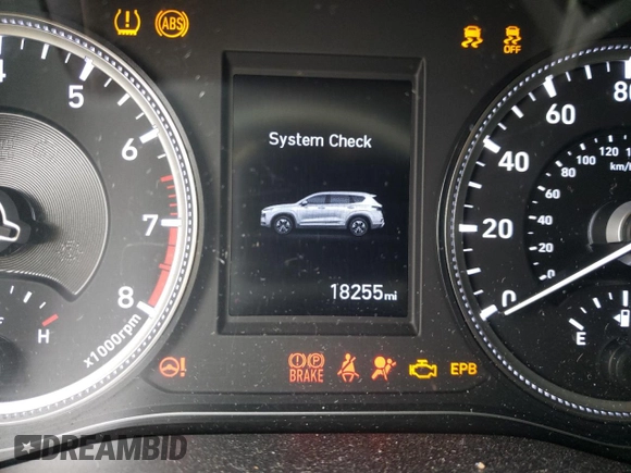2020 Hyundai Santa Fe SE with VIN 5NMS2CAD1LH267190, listed as a Copart auction lot 31867502 with 18,255 mi miles. Bid and sale history available at carsss.com. Image 8.