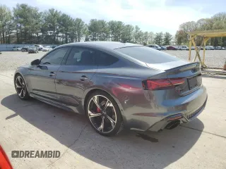 2023 Audi RS 5 Sportback z VIN WUAAWCF55PA902979, wystawiony jako Copart lot #54194715 z przebiegiem 9 576 mil mil oraz Szkoda całkowita • Salvage title. Historia ofert i sprzedaży dostępna na DreamBid. Obrazek 2.