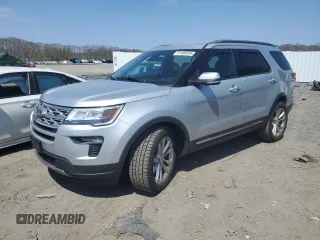 2018 Ford Explorer XLT with VIN 1FM5K8D89JGB01802, listed as a Copart auction lot 51466695 with 153,831 mi miles and Salvage Title. Bid and sale history available at DreamBid. Image 1.