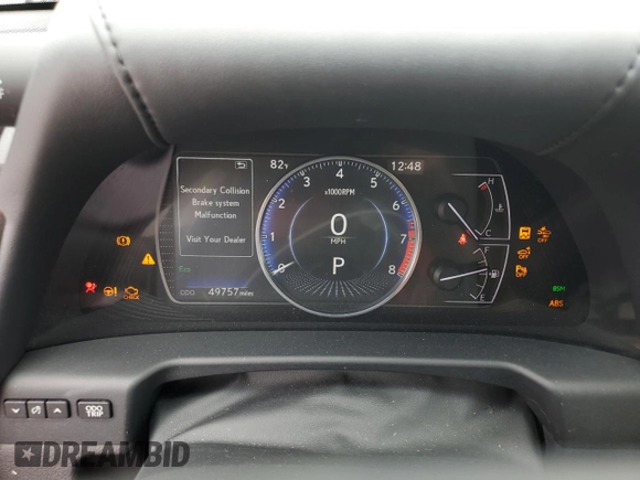2019 Lexus ES with VIN 58ABZ1B12KU007851, listed as a Copart auction lot 51161375 with 49,757 mi miles and Salvage Title. Bid and sale history available at carsss.com. Image 9.