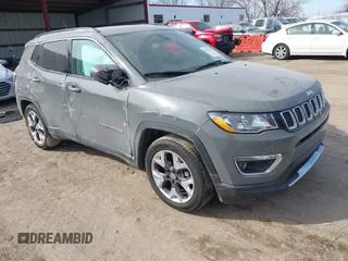 2020 Jeep Compass Limited with VIN 3C4NJCCBXLT142767, listed as a IAAI auction lot 41781550 with 94,282 mi miles. Bid and sale history available at carsss.com. Image 1.