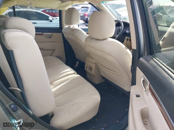 2009 Hyundai Santa Fe SE with VIN 5NMSH13E09H238457, listed as a IAAI auction lot 41867424 with 101,508 mi miles. Bid and sale history available at carsss.com. Image 8.