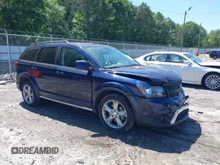 2017 Dodge Journey Crossroad Plus with VIN 3C4PDCGG4HT582867, listed as a IAAI auction lot 42324233 with Not provided miles and . Bid and sale history available at DreamBid. Image 1.