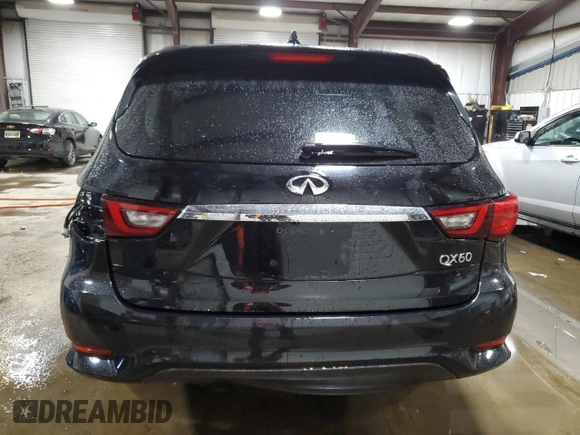 2018 Infiniti QX60 with VIN 5N1DL0MM3JC530822, listed as a Copart auction lot 51136095 with 119,758 mi miles and Salvage Title. Bid and sale history available at carsss.com. Image 6.