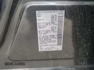 2014 Nissan Pathfinder Platinum with VIN 5N1AR2MN1EC682836, listed as a Copart auction lot 58405845 with 129,559 mi miles and Salvage title. Bid and sale history available at DreamBid. Image 14.
