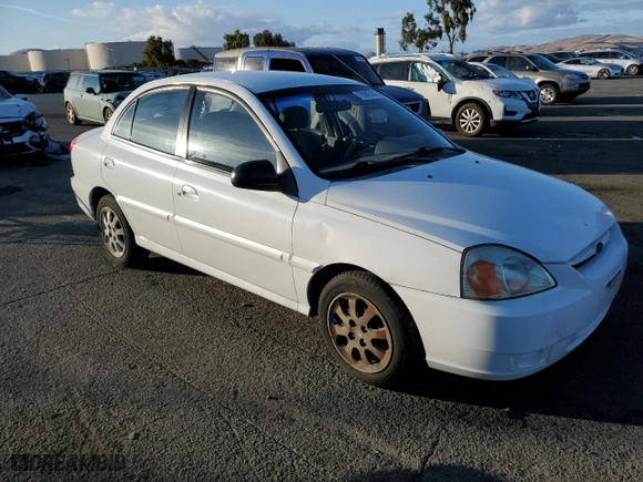2005 Kia Rio with VIN KNADC125656373469, listed as a Copart auction lot 78943144 with 88,398 mi miles and Salvage Title. Bid and sale history available at carsss.com. Image 4.