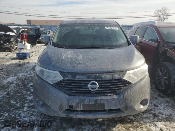 2015 Nissan Quest SV z VIN JN8AE2KP6F9130272, wystawiony jako Copart lot #42301055 z przebiegiem 282 779 mil mil oraz Tytuł czysty. Historia ofert i sprzedaży dostępna na DreamBid. Obrazek 5.