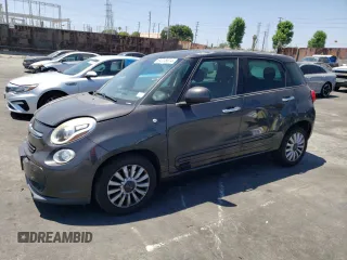 2014 FIAT 500L Easy with VIN ZFBCFABH6EZ027696, listed as a Copart auction lot 64708874 with 93,284 mi miles and Salvage Title. Bid and sale history available at carsss.com. Image 1.