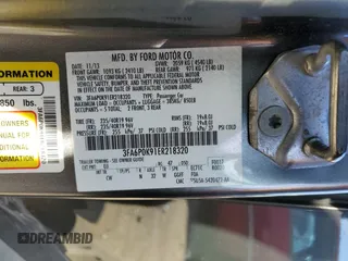 2014 Ford Fusion Titanium с VIN 3FA6P0K91ER218320, выставлен на аукционе Copart как лот 41871285 с пробегом 80 151 миль миль и На запчасти • Non repairable. История ставок и продаж доступна на DreamBid. Изображение 12.