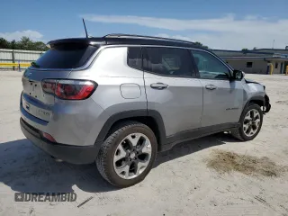 2018 Jeep Compass Limited with VIN 3C4NJCCB3JT461201, listed as a Copart auction lot 52573075 with 41,242 mi miles and Salvage Title. Bid and sale history available at carsss.com. Image 3.