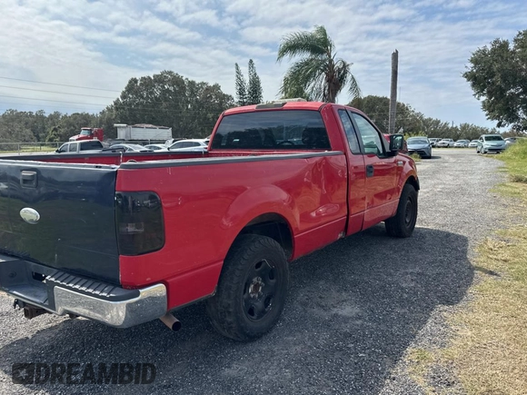 2007 Ford F-150 XL with VIN 1FTRF12W47KB40354, listed as a Copart auction lot 76802094 with 347,761 mi miles and Clean title. Bid and sale history available at DreamBid. Image 4.