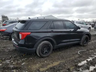 2022 Ford Police Interceptor Utility with VIN 1FM5K8AB9NGA92668, listed as a Copart auction lot 80773154 with 7,511 mi miles and Salvage Title. Bid and sale history available at carsss.com. Image 3.