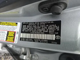 2019 Toyota Camry Hybrid LE z VIN 4T1B31HK1KU511624, wystawiony jako IAAI lot #42555338 z przebiegiem 86 572 mil mil oraz . Historia ofert i sprzedaży dostępna na DreamBid. Obrazek 1.